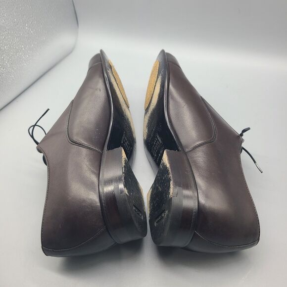 A.Testoni Black Label Dress Shoes brown Leather Oxfords Italy  US 8-8.5 /UK 7.5